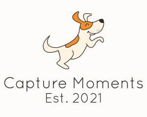 Dog - Cute Happy Dog logo design