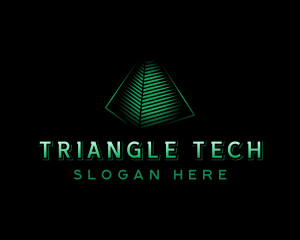 Triangle Pyramid Business logo design