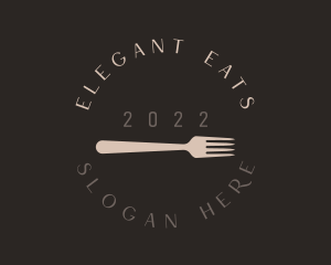 Dinnerware - Restaurant Fork Dining logo design