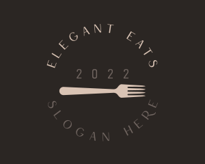 Restaurant Fork Dining logo design