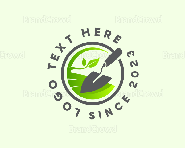 Garden Plant Trowel Logo