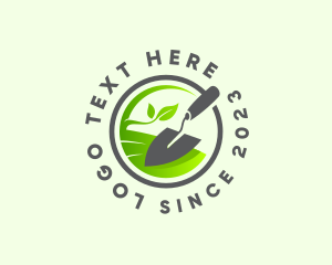 Garden Fork - Garden Plant Trowel logo design