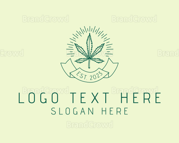 Herbal Marijuana Dispensary Logo