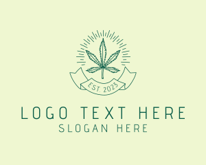 Hemp - Herbal Marijuana Dispensary logo design