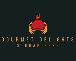 Restaurant Tray Waiter  logo design