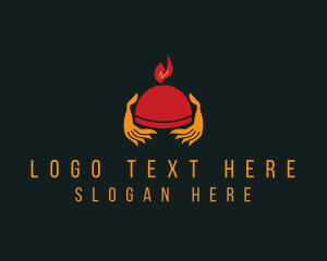 Restaurant Tray Waiter  Logo