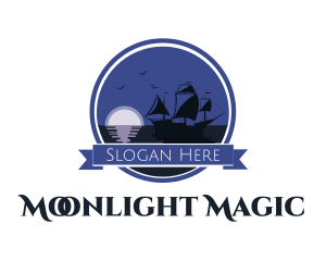 Midnight - Midnight Galleon Sea logo design