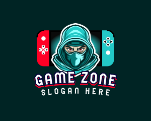 Game Console Ninja logo design