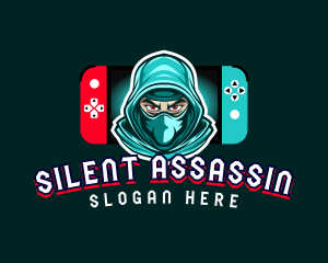 Game Console Ninja logo design