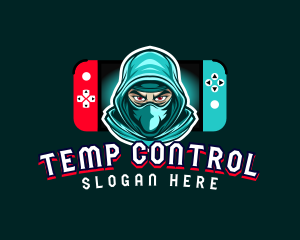 Game Console Ninja logo design