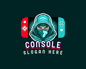 Game Console Ninja logo design