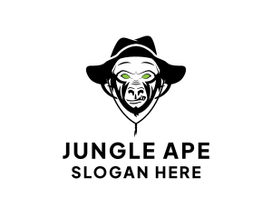 Ape - Angry Monkey Ape logo design