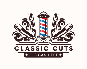 Razor Grooming Barber logo design