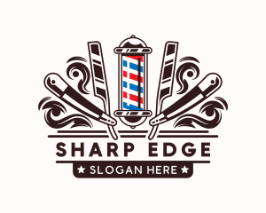 Razor Grooming Barber logo design