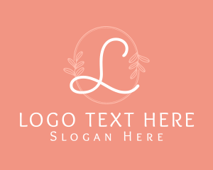 Elegant - Feminine Fashion Wreath logo design