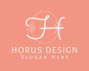 Feminine Fashion Wreath logo design