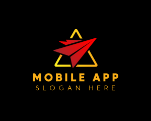 Origami - Logistics Paper Plane logo design