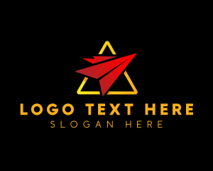 Logistics Paper Plane Logo