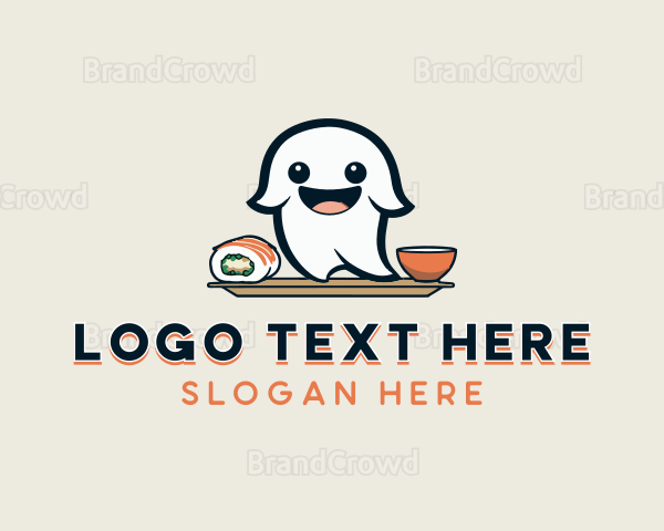 Ghost Sushi Restaurant Logo