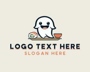 Ghost Sushi Restaurant Logo