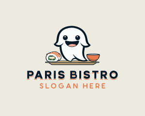 Ghost Sushi Restaurant logo design