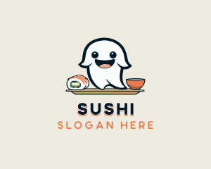 Ghost Sushi Restaurant logo design