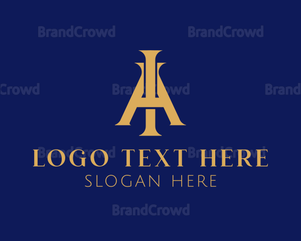 Premium Regal Company Letter AI Logo