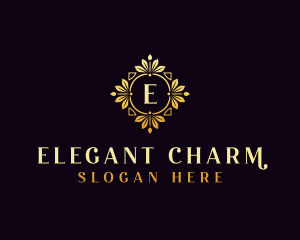 Elegant Floral Event logo design