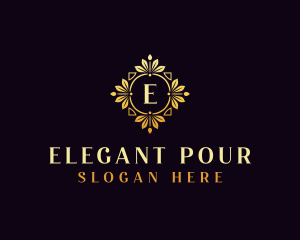 Elegant Floral Event logo design