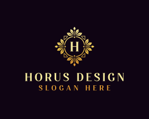 Elegant Floral Event logo design