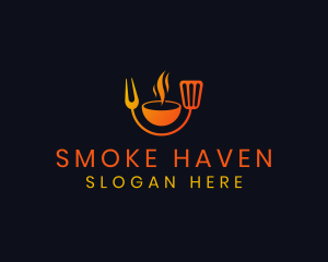 Smoked Grill Barbecue logo design