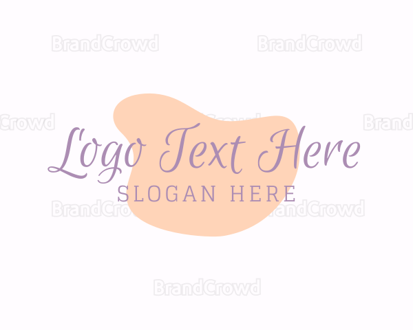 Signature Pastel Wordmark Logo