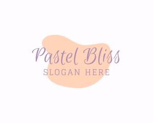 Signature Pastel Wordmark logo design