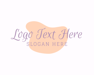 Plastic Surgeon - Signature Pastel Wordmark logo design