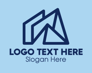 Design Studio - Blue Modern Property logo design