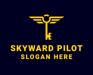 Pilot - Transportation Key Pilot logo design