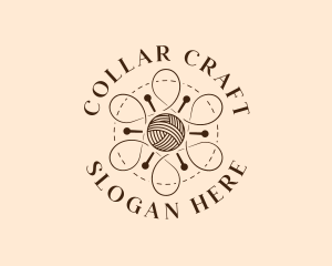 Yarn Knitting Thread logo design