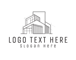 House - Housing Residential Builder logo design