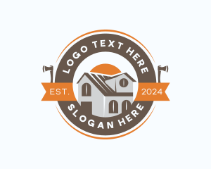 Utility - Roof Cabin Repair logo design