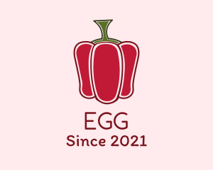 Grocer - Minimalist Bell Pepper logo design