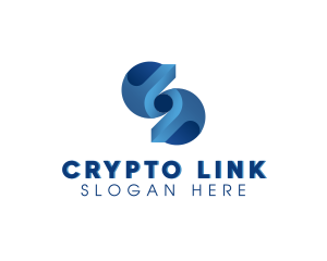 3D Crypto Technology logo design