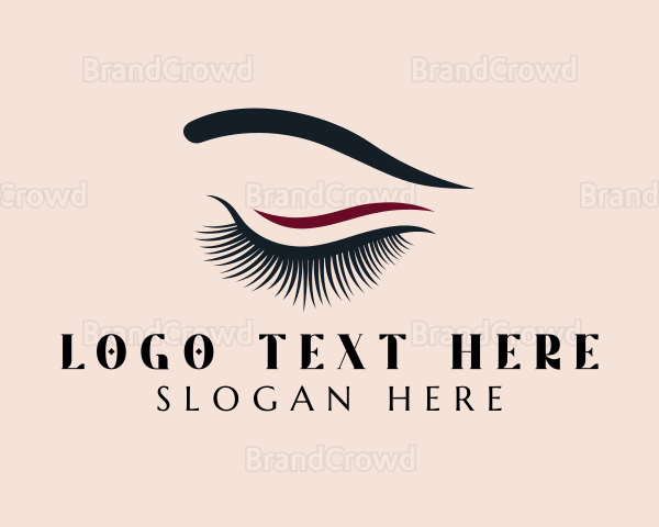 Beauty Eyelash Eyeliner Logo