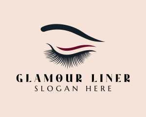 Eyeliner - Beauty Eyelash Eyeliner logo design