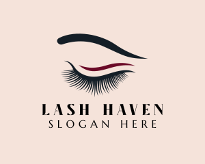 Beauty Eyelash Eyeliner  logo design