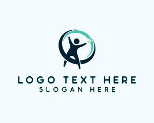 Cooperative - Human Leader Coaching logo design