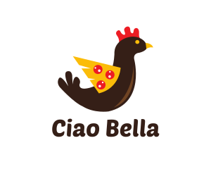 Chicken Pizza Wing logo design