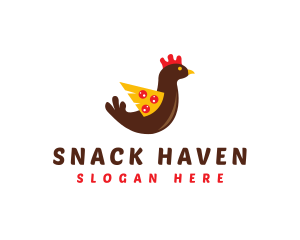 Chicken Pizza Wing logo design