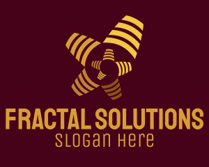 Fractal - Golden Spiral Sound logo design