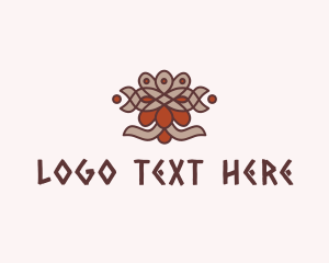 Traditional - Ancient Mayan Mask logo design