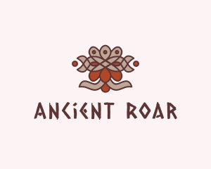 Ancient Mayan Mask  logo design